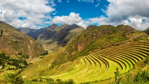 Biking over the Sacred Valley